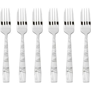 Sambonet - 52567A55 - Acier inoxydable - 6 pièces - fourchette - Publicité Sambonet - 52567A55 - Acier inoxydable - 6 pièces - fourchette - Publicité