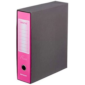 Classeur à anneaux Brefio Fluo - A4 Rose - Classeur à anneaux - Publicité Classeur à anneaux Brefio Fluo - A4 Rose - Classeur à anneaux - Publicité