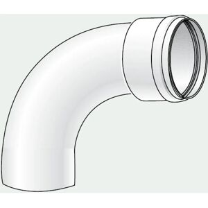 Fondital Modèle - Coude de tuyau à 90° - Blanc - Publicité Fondital Modèle - Coude de tuyau à 90° - Blanc - Publicité