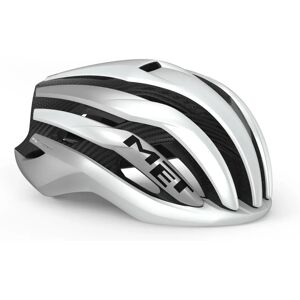 MET Trenta Carbon Road Helmet - White Silver Metallic - Lightweight, Aerodynamic, Elite Performance MET Trenta Carbon Road Helmet - White Silver Metallic - Lightweight, Aerodynamic, Elite Performance
