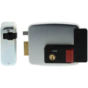 CISA Serratura Elettrica - 70mm, Zincata, con Tettuccio e Chiavi CISA Serratura Elettrica - 70mm, Zincata, con Tettuccio e Chiavi