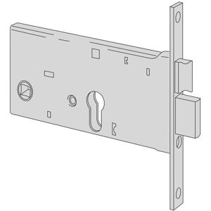 CISA 144361700 Serratura Zincata - Inserimento 70mm - Resistente e Facile da Installare CISA 144361700 Serratura Zincata - Inserimento 70mm - Resistente e Facile da Installare