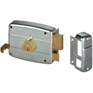 CISA Model 50421 Steel Door Lock with Zinc Coating - Double Bolt and Deadbolt CISA Model 50421 Steel Door Lock with Zinc Coating - Double Bolt and Deadbolt