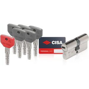 CISA - Cilindro europeo a profilo con sicurezza a 8 pilli - Satin CISA - Cilindro europeo a profilo con sicurezza a 8 pilli - Satin