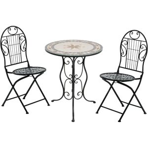 Vestiamo Casa - Bistrot - tavolo 60 cm - 2 sedie - Set giardino Vestiamo Casa - Bistrot - tavolo 60 cm - 2 sedie - Set giardino