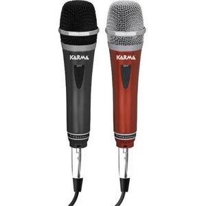 Microfono Karma Italiana DM 522 - Rosso & Nero - Karaoke & Parlato Microfono Karma Italiana DM 522 - Rosso & Nero - Karaoke & Parlato