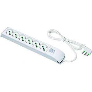Fanton Modèle 410200 Multiprise avec 6 Prises - Italo/Allemand, Câble 1,5m Fanton Modèle 410200 Multiprise avec 6 Prises - Italo/Allemand, Câble 1,5m