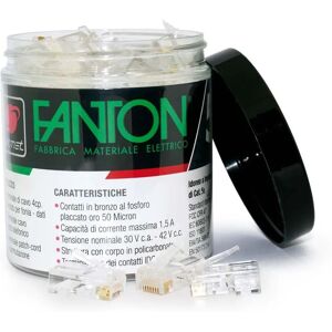 FANTON Set 50 RJ45 Cat5e Netzstecker & Abdeckkappen FANTON Set 50 RJ45 Cat5e Netzstecker & Abdeckkappen