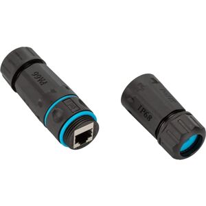 FANTON - Conector de red - FTP Cat.6 blindado IP68 - Negro FANTON - Conector de red - FTP Cat.6 blindado IP68 - Negro