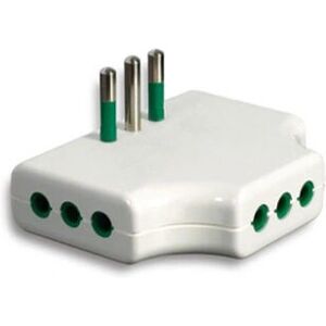 FANTON - Adattatore di corrente Tipo L - 10A - Bianco FANTON - Adattatore di corrente Tipo L - 10A - Bianco