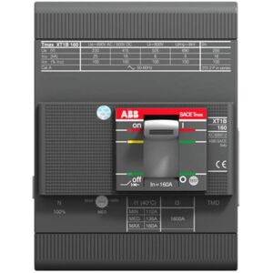 ABB XT1B160 TMD R100 Disjoncteur - Protection d'Installation - Publicité ABB XT1B160 TMD R100 Disjoncteur - Protection d'Installation - Publicité