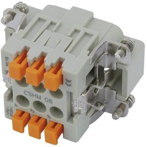 ILME CSHM06 Prise Mâle 6-Pôles 16A 500V - Connecteur électrique - Publicité ILME CSHM06 Prise Mâle 6-Pôles 16A 500V - Connecteur électrique - Publicité