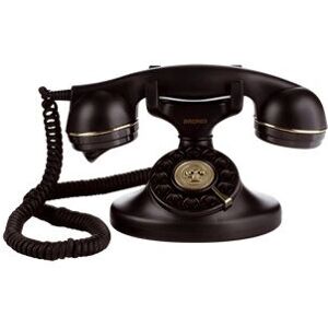 Brondi Vintage 10 - Téléphone à fil style vintage - Noir Brondi Vintage 10 - Téléphone à fil style vintage - Noir