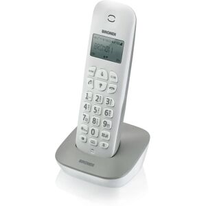Téléphone sans fil DECT Brondi Gala ID Appelant Gris, Blanc - Téléphone - Publicité Téléphone sans fil DECT Brondi Gala ID Appelant Gris, Blanc - Téléphone - Publicité
