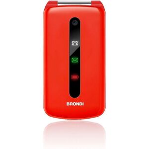 Brondi President Teléfono de 3" Rojo - Teléfono Básico Brondi President Teléfono de 3" Rojo - Teléfono Básico