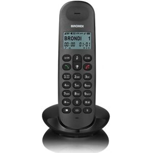 Brondi Lotus DECT Telefon - Eco & 50 Speicher - Schwarz Brondi Lotus DECT Telefon - Eco & 50 Speicher - Schwarz