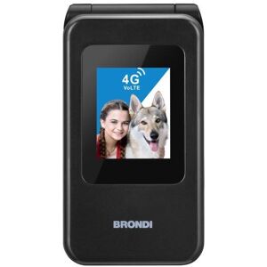 Brondi 10281080 Telefono a Funzioni Dual SIM 4G - Nero, Metallo Brondi 10281080 Telefono a Funzioni Dual SIM 4G - Nero, Metallo