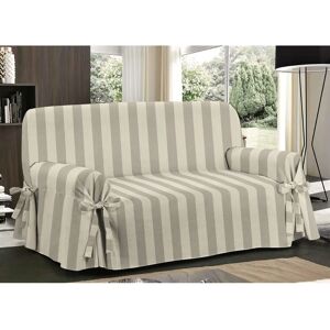 BIANCHERIAWEB Housse de canapé beige avec lacets - Housse de canapé - Publicité BIANCHERIAWEB Housse de canapé beige avec lacets - Housse de canapé - Publicité