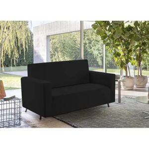 BIANCHERIAWEB Copridivano Nero - Elasticizzato, Antimacchia, Su Misura - 3 Posti BIANCHERIAWEB Copridivano Nero - Elasticizzato, Antimacchia, Su Misura - 3 Posti