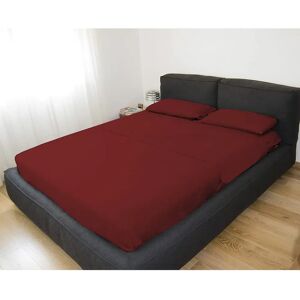 Gemitex Bordeaux Mikrofaser-Bettset - Bügelfrei, Satin-Effekt Gemitex Bordeaux Mikrofaser-Bettset - Bügelfrei, Satin-Effekt