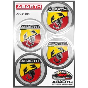 Autocollant Abarth - 48mm - Sticker voiture - Publicité Autocollant Abarth - 48mm - Sticker voiture - Publicité