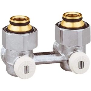 Caleffi Zweirohr-Hahnblock Eck - Heizkörperverschraubung - 3/4" IG Caleffi Zweirohr-Hahnblock Eck - Heizkörperverschraubung - 3/4" IG