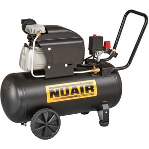Nuair FC2/50 S - Compresseur électrique portable - 50L, 2HP, 8bar - Hobby - Publicité Nuair FC2/50 S - Compresseur électrique portable - 50L, 2HP, 8bar - Hobby - Publicité