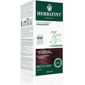 Herbatint Permanente Gel Haarverf 4M Kastanjebruin Mahonie - 300ml Herbatint Permanente Gel Haarverf 4M Kastanjebruin Mahonie - 300ml