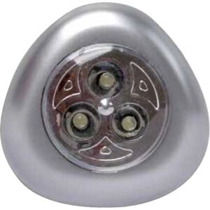 Torcia LED Argento CFG - 3 LED 5W, Batterie AAA, Adesivo Torcia LED Argento CFG - 3 LED 5W, Batterie AAA, Adesivo