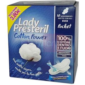 Corman Lady Presteril Cotton Power Assorbenti Notte con Ali - Assorbenti femminili Corman Lady Presteril Cotton Power Assorbenti Notte con Ali - Assorbenti femminili
