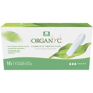 Organyc Super Tampons met Biologisch Katoen - Zware Stroom Organyc Super Tampons met Biologisch Katoen - Zware Stroom