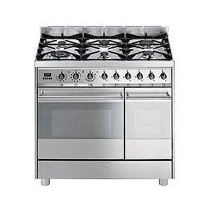 Smeg C92GPX8 - Rustfritt stål - Frittstående komfyr Smeg C92GPX8 - Rustfritt stål - Frittstående komfyr