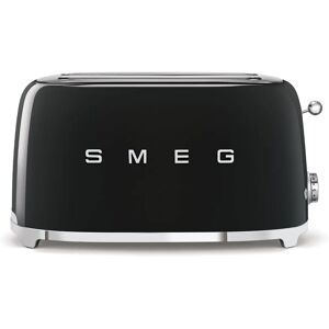 Smeg TSF02 50's Stijl Vier Sneetjes - ZWART Smeg TSF02 50's Stijl Vier Sneetjes - ZWART