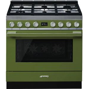 Smeg CPF9GPOG - Verde Oliva - Cocina de gas Smeg CPF9GPOG - Verde Oliva - Cocina de gas
