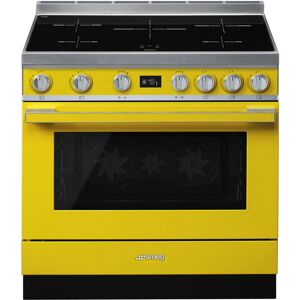 Smeg CPF9IPYW - Amarillo - Cocina de gas y horno Smeg CPF9IPYW - Amarillo - Cocina de gas y horno