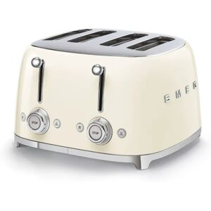 Smeg Tostadora Retro de 4 Rebanadas Estilo de los 50 - TSF03CREU Smeg Tostadora Retro de 4 Rebanadas Estilo de los 50 - TSF03CREU