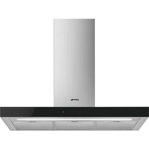 Smeg KBT9L4VN - Black and Stainless Steel - Wall Hood Smeg KBT9L4VN - Black and Stainless Steel - Wall Hood