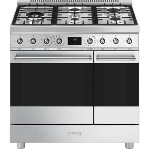 Smeg C92GPX2 - Dual Fuel Range Cooker - Stainless Steel Smeg C92GPX2 - Dual Fuel Range Cooker - Stainless Steel