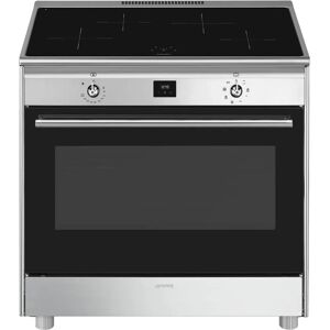 SMEG CG90CIXT - Noir, Acier inoxydable - Cuisinière autonome - Publicité SMEG CG90CIXT - Noir, Acier inoxydable - Cuisinière autonome - Publicité