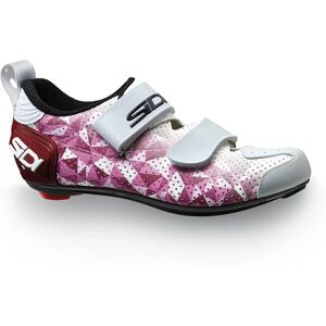 Sidi T-5 Air Dam Triathlon Shoes - Rosa/Jester Röd/Vit Sidi T-5 Air Dam Triathlon Shoes - Rosa/Jester Röd/Vit