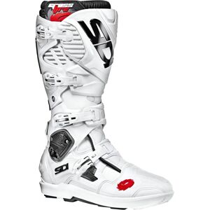 Stivali Motocross Unisex Sidi Crossfire 3 SRS Bianchi Stivali Motocross Unisex Sidi Crossfire 3 SRS Bianchi