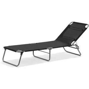 FIAM - Amigo - Black - 190 cm - Outdoor Sunbed FIAM - Amigo - Black - 190 cm - Outdoor Sunbed