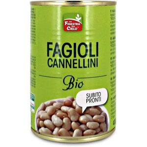 Finestra sul Cielo Fagioli Cannellini Biologici - Confezione da 400g Finestra sul Cielo Fagioli Cannellini Biologici - Confezione da 400g
