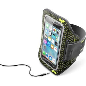 CellularLine Sportarmband - Neoprenhülle für Smartphones, Schwarz, Gelb CellularLine Sportarmband - Neoprenhülle für Smartphones, Schwarz, Gelb