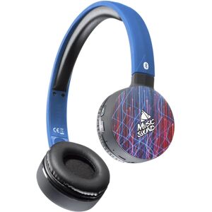 Music Sound 8018080354151 Kabellose Kopfhörer - Bluetooth, On-ear, Blau Music Sound 8018080354151 Kabellose Kopfhörer - Bluetooth, On-ear, Blau