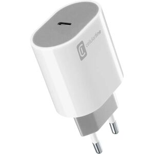 Cellular Line USB-C Ladegerät 20 W - Universell - Weiß - Innen Cellular Line USB-C Ladegerät 20 W - Universell - Weiß - Innen