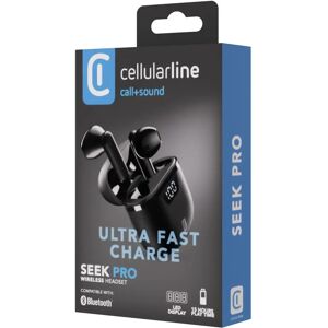 Écouteurs sans fil CellularLine Seek Pro - Annulation active du bruit Écouteurs sans fil CellularLine Seek Pro - Annulation active du bruit