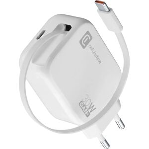 Cellularline ACHROLLUSBCGAN30WW Uittrekbare 30W GaN Oplader - Headset Cellularline ACHROLLUSBCGAN30WW Uittrekbare 30W GaN Oplader - Headset