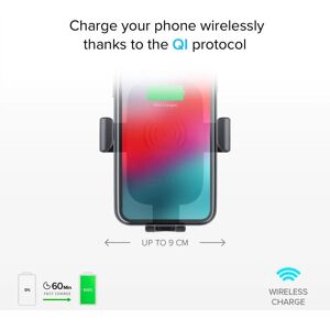 SBS Mobile Automatik-Halterung Wireless Gravity mit Schnellladung - Schwarz SBS Mobile Automatik-Halterung Wireless Gravity mit Schnellladung - Schwarz