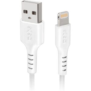SBS Lightning Kaapeli - 1m Valkoinen - Apple MFi Sertifioitu SBS Lightning Kaapeli - 1m Valkoinen - Apple MFi Sertifioitu